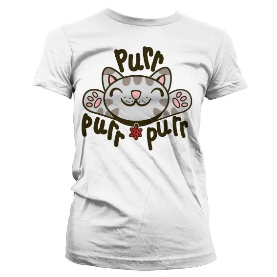 THE BIG BANG - T-Shirt GIRL Soft Kitty Purr-Purr-Purr - White (XXL)