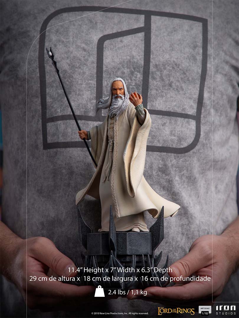 THE LORD OF THE RINGS - Saruman - Statuette BDS ArtScale 1/10 - 29cm
