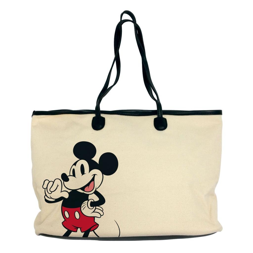 MICKEY - Cotton Shoulder Bag - 36x27x16cm