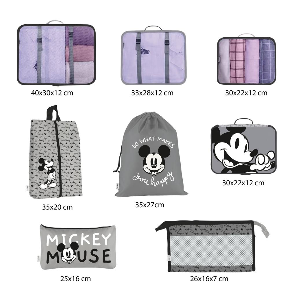 MICKEY - Suitcase Organizers - 8 pc.