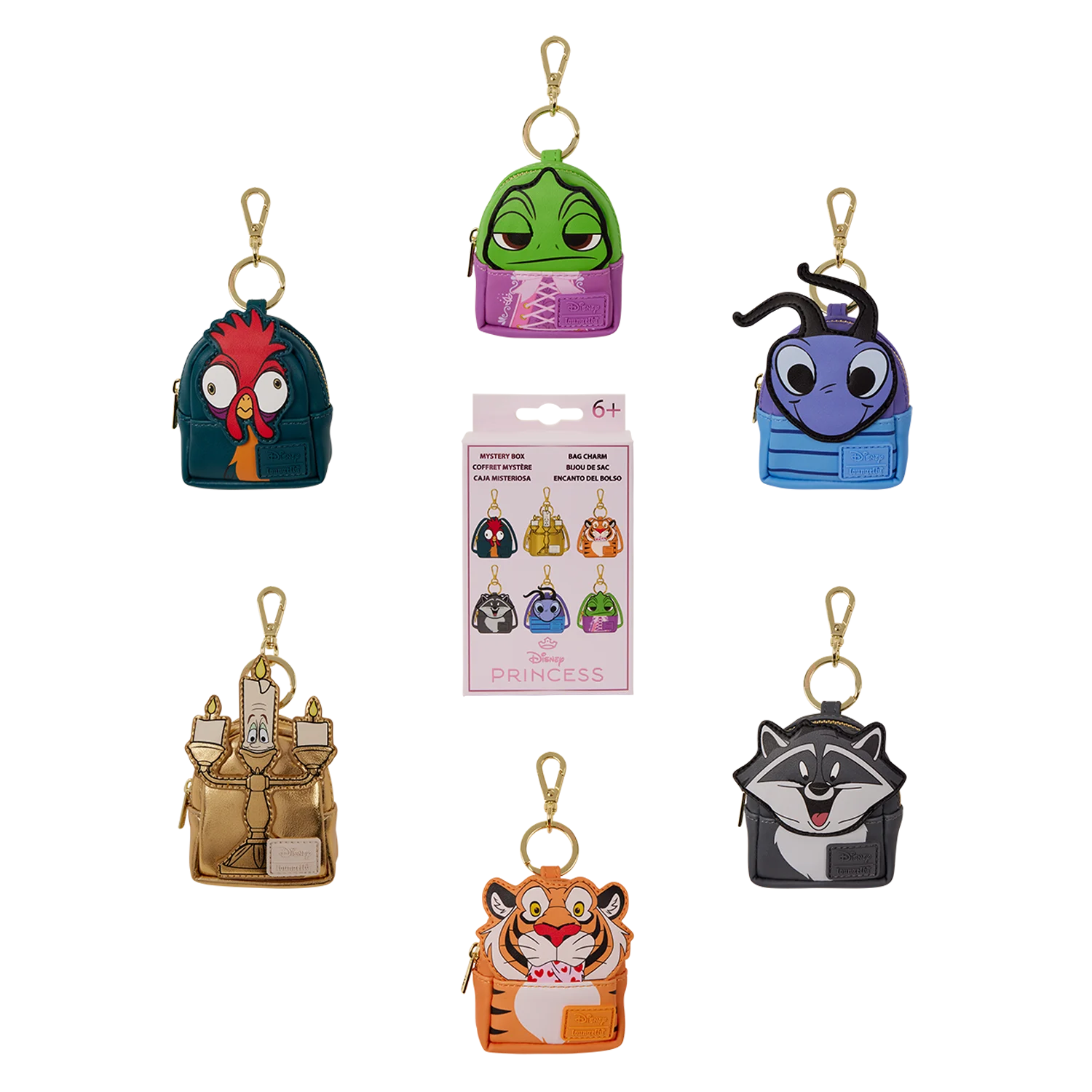PRINCESS SIDEKICKS - Mini Backpack Bag Charm Loungefly Mystery Box