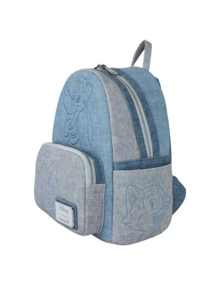 DISNEY - Dogs and Cats "Faux Denim" - Mini Backpack LoungeFly