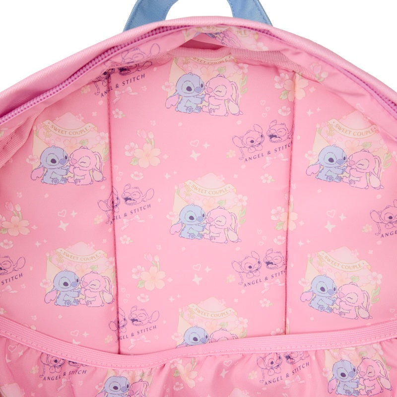 DISNEY - Lilo & Stitch - Nylon Backpack LoungeFly