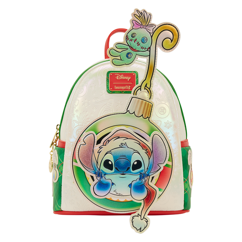 DISNEY - Lilo & Stitch "Holiday" - Mini Backpack LoungeFly