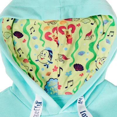 LITTLE MERMAID 35 - Ariel and Flounder - Hoodie Unisex Loungefly (M)