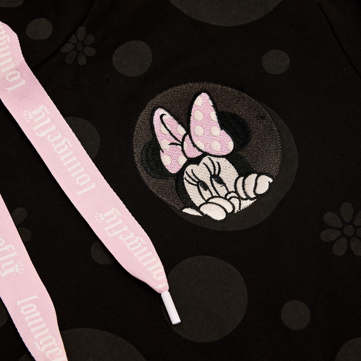 DISNEY - Minnie "Floral Rock the Dots" - Hoodie Unisex Loungefly (S)