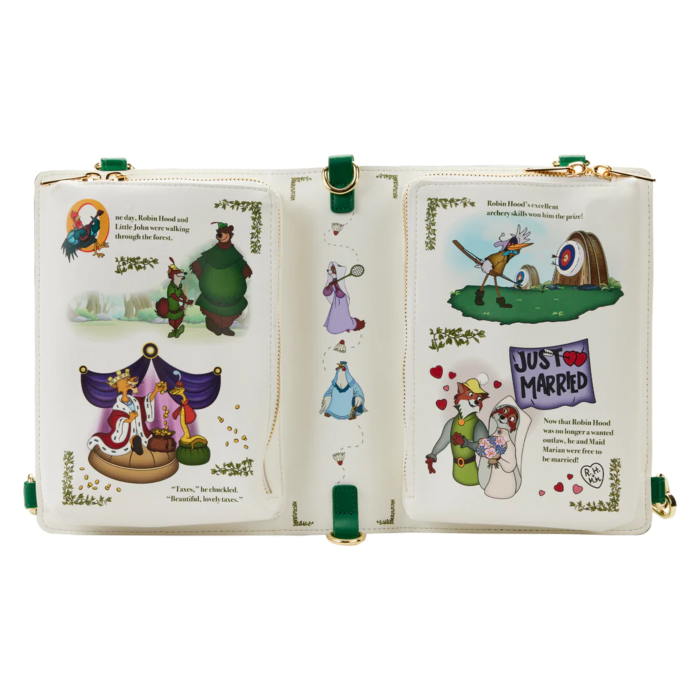 DISNEY - Robin Hood - Classic book convertible cross body bag