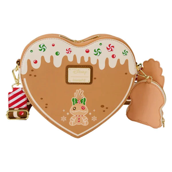 LILO & STITCH - Angel & Stitch Gingerbread - Crossbody Bag Loungefly