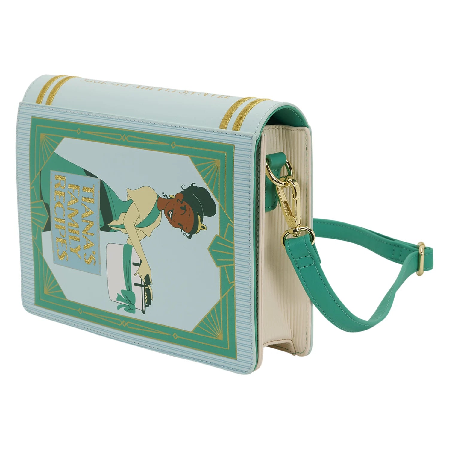 DISNEY PRINCESS - Tiana recipe book - Crossbody bag Loungefly