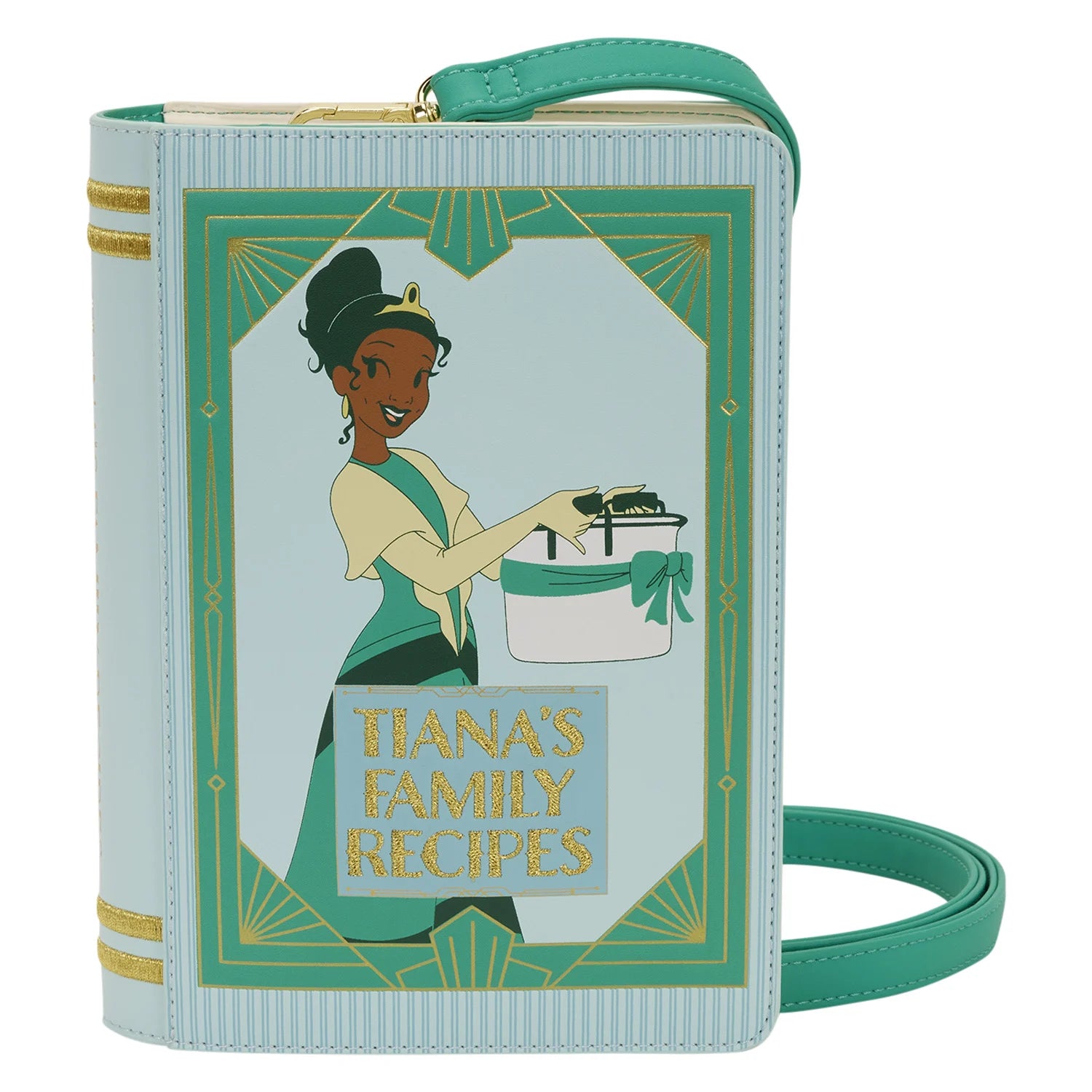 DISNEY PRINCESS - Tiana recipe book - Crossbody bag Loungefly