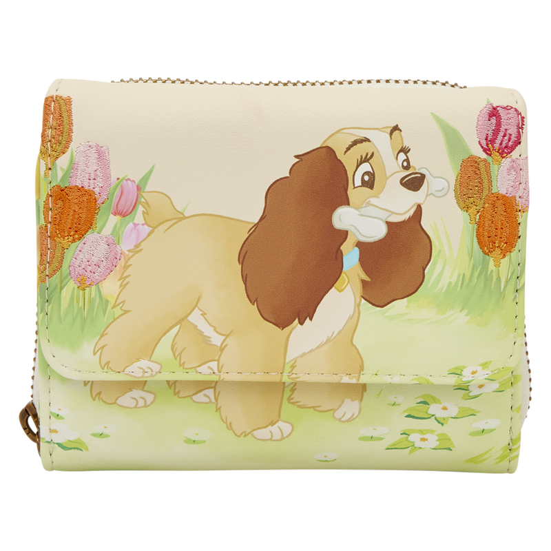 LADY AND THE TRAMP - Pastel Tulip - Wallet LoungeFly