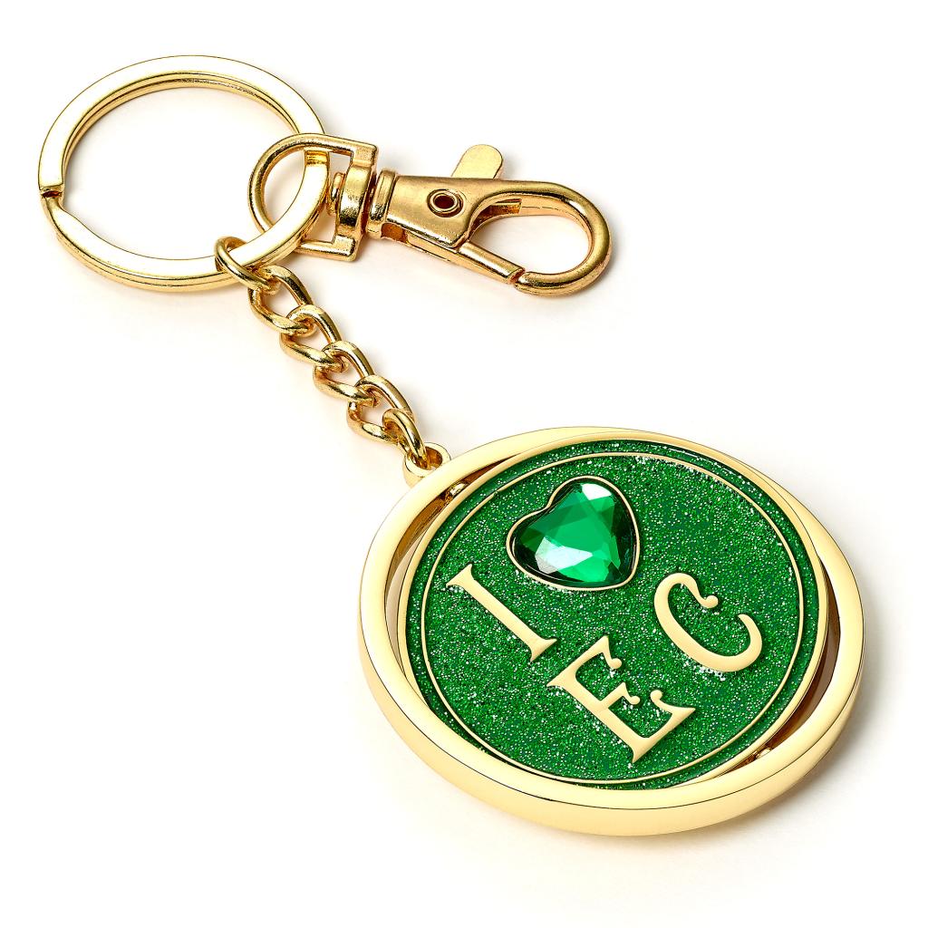 WICKED - Emerald City - Spinning Keyring