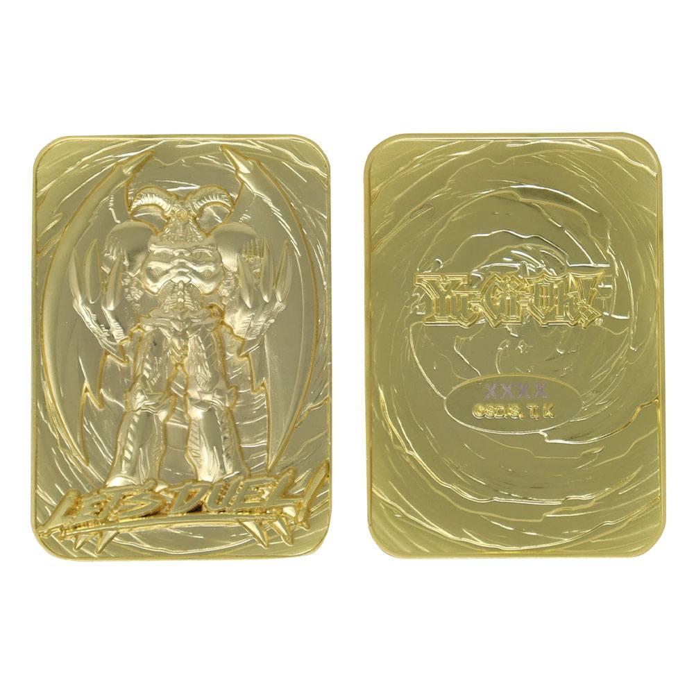 YU-GI-OH! - Summoned Skull - Gold Plated Metal Card Collector