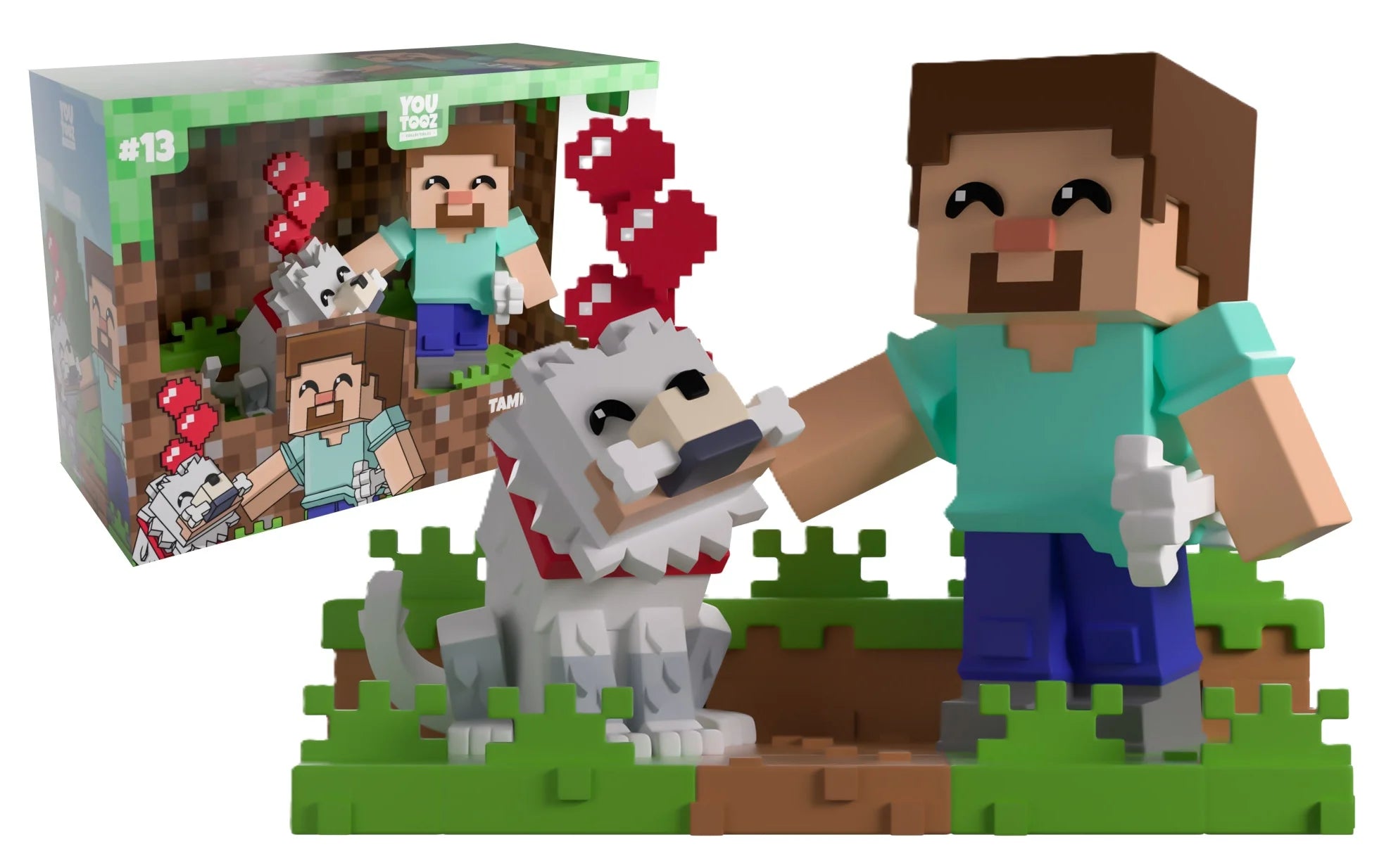 MINECRAFT - Taming a Wolf - Figure Youtooz 13cm