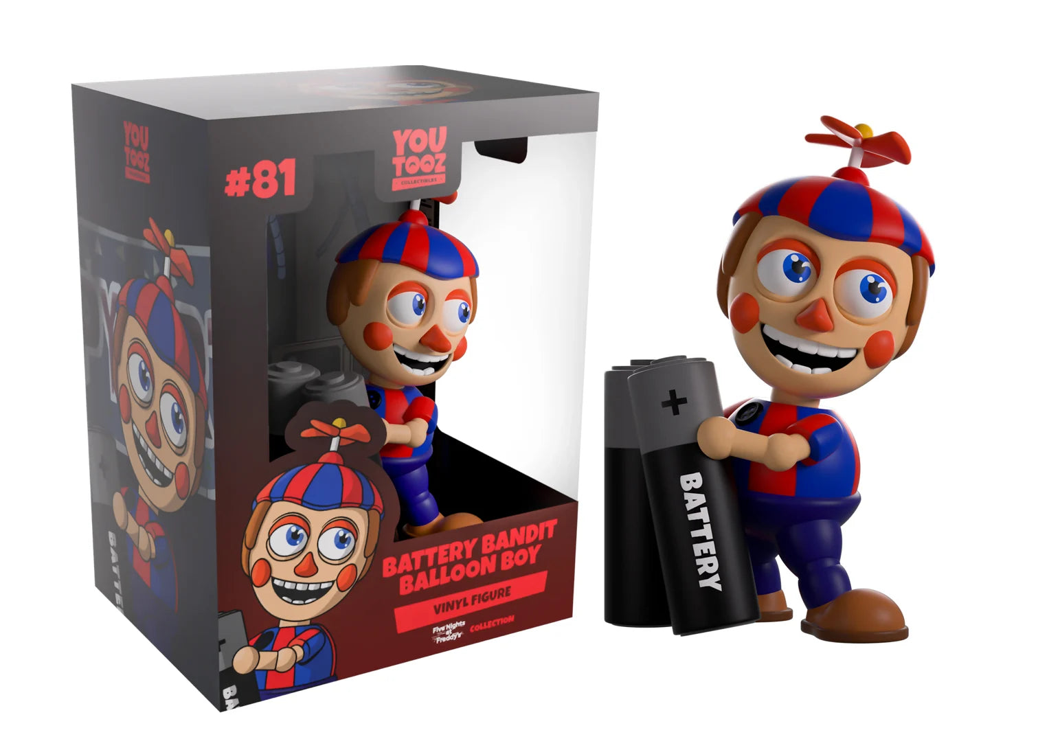 FIVE NIGHTS AT FREDDY'S -Battery Bandit Balloon Boy -Fig. Youtooz 12cm