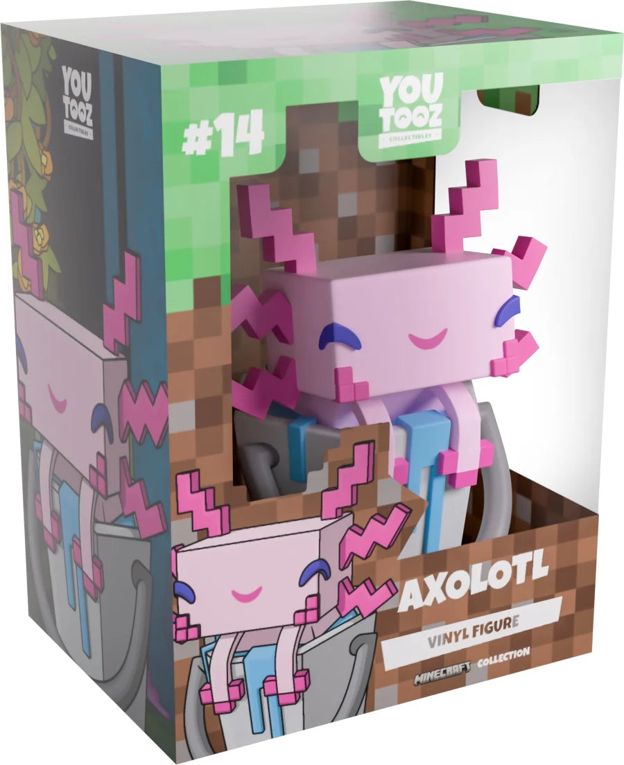 MINECRAFT - Axolotl - Figure Youtooz 9cm