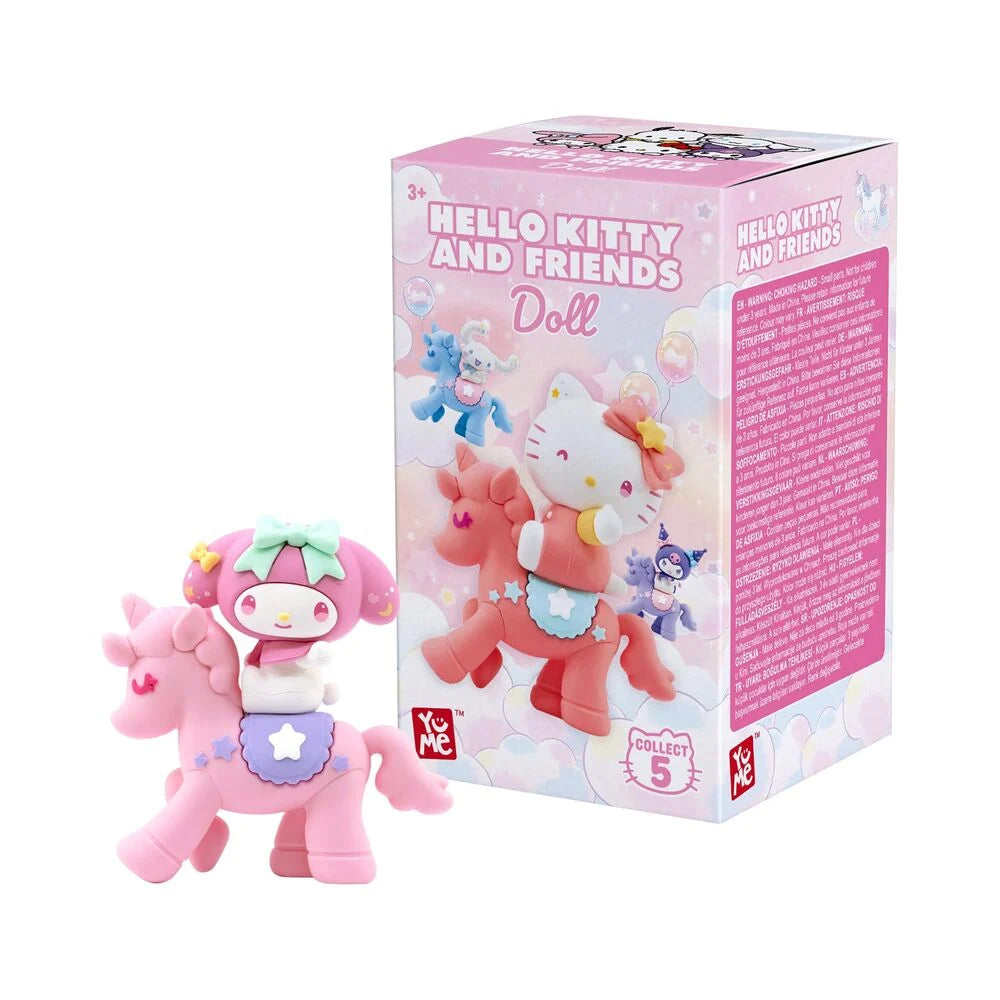 HELLO KITTY - Unicorn Series - Assortiment 12 Fig. 7cm Blind Box