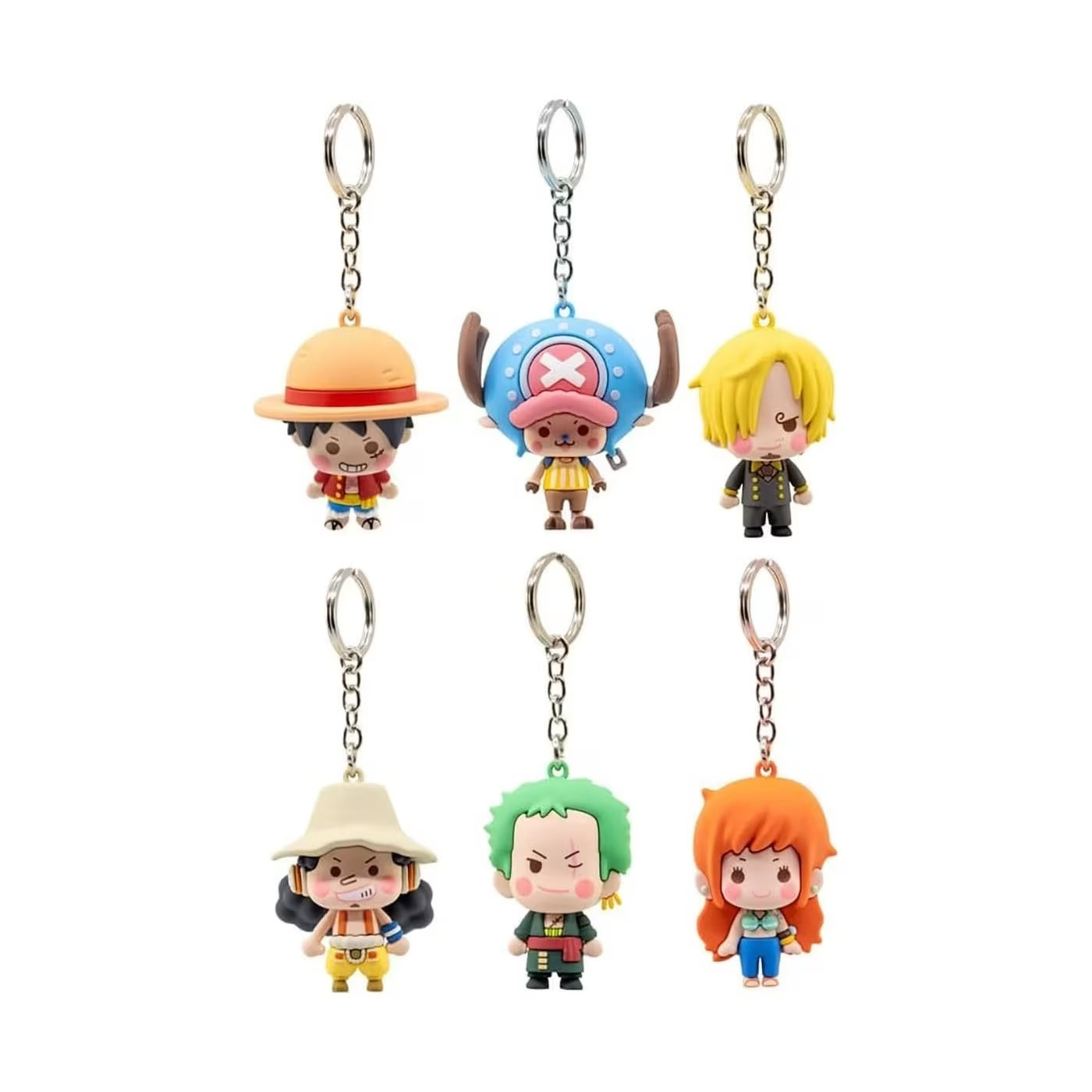 ONE PIECE - Chibi Series - Assortiment 12 Keychain 6-7cm Blind Box