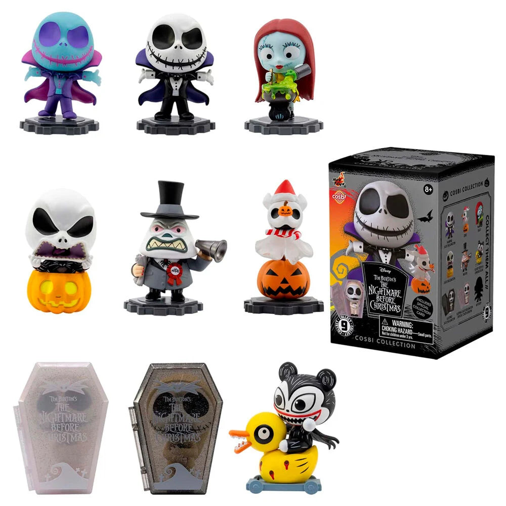 NIGHTMARE BEFORE CHRISTMAS - Assortiment 8 Fig. Cosbi 8cm