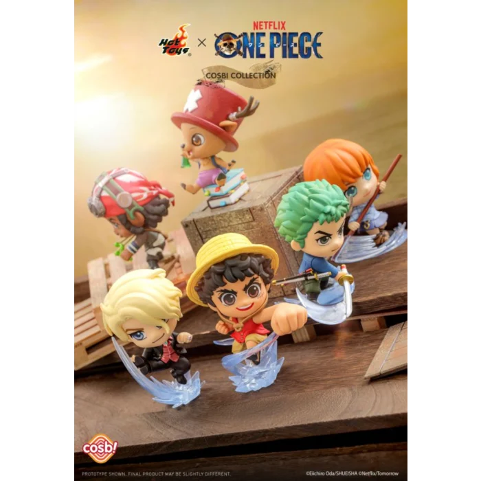 ONE PIECE - Netflix - Assortiment 8 Fig. Cosbi  8cm