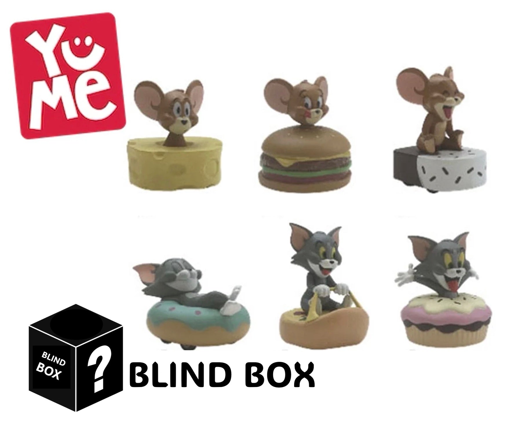 TOM & JERRY - Zoom Hero - Assortiment 12 Figures 5cm Blind Box