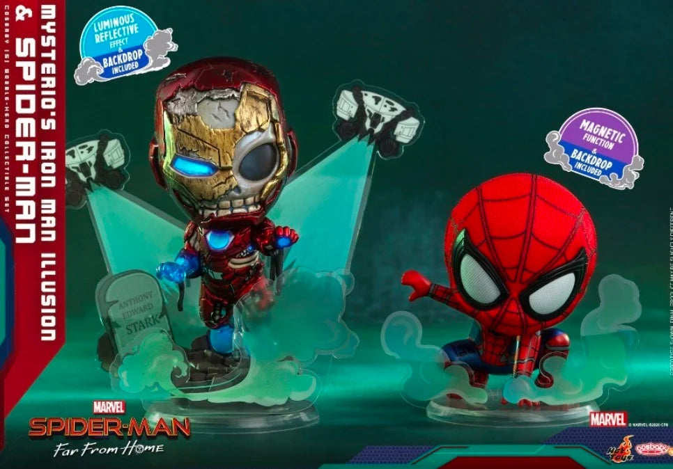 SPIDERMAN - Cosbaby - Wave 3 - Mysterio's Iron Man Illusion & Spider