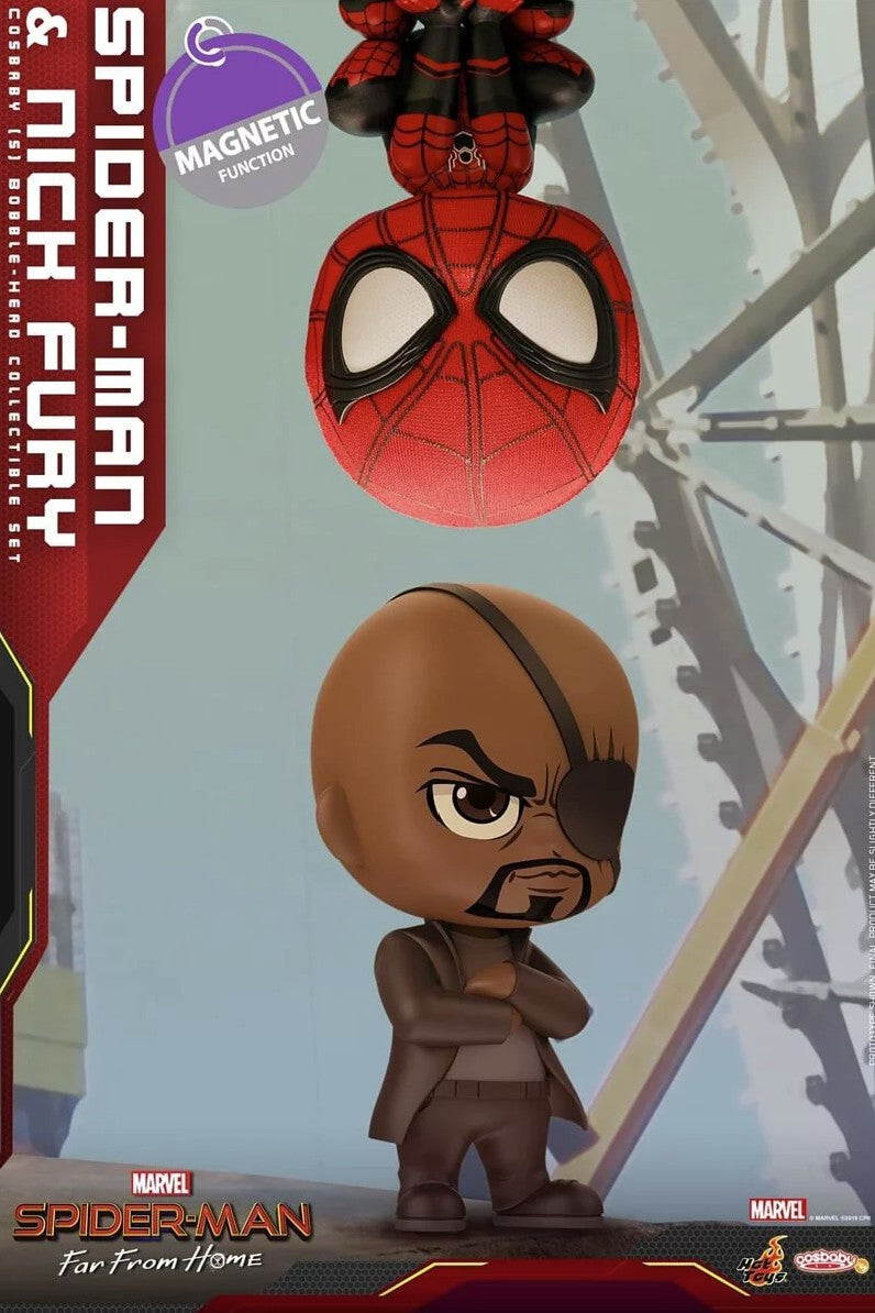 SPIDERMAN - Cosbaby - Wave 4 - Spider-Man & Nick Fury Set