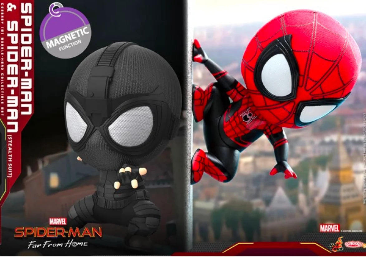 SPIDERMAN - Cosbaby - Wave 2 - Spider-Man & Spider-Man Stealth Suit