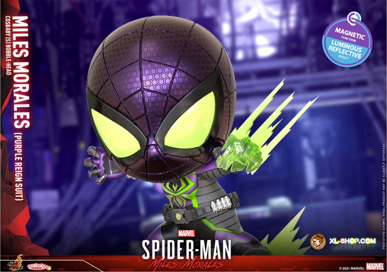 SPIDERMAN - Cosbaby - Wave 5 - Miles Morales Purple Reign Suit
