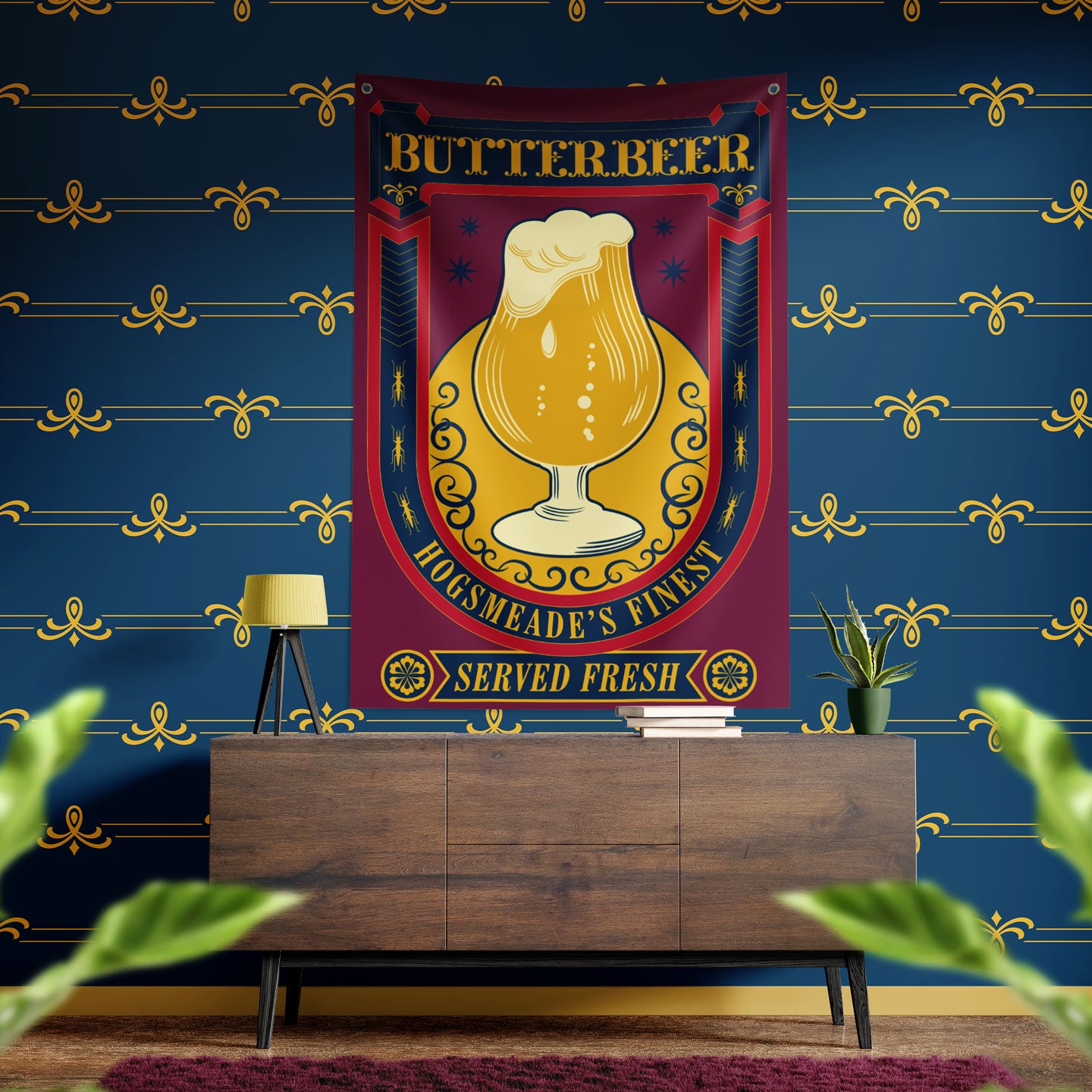 HARRY POTTER - Butter Beer - Wall Banner '125 x 85 cm'