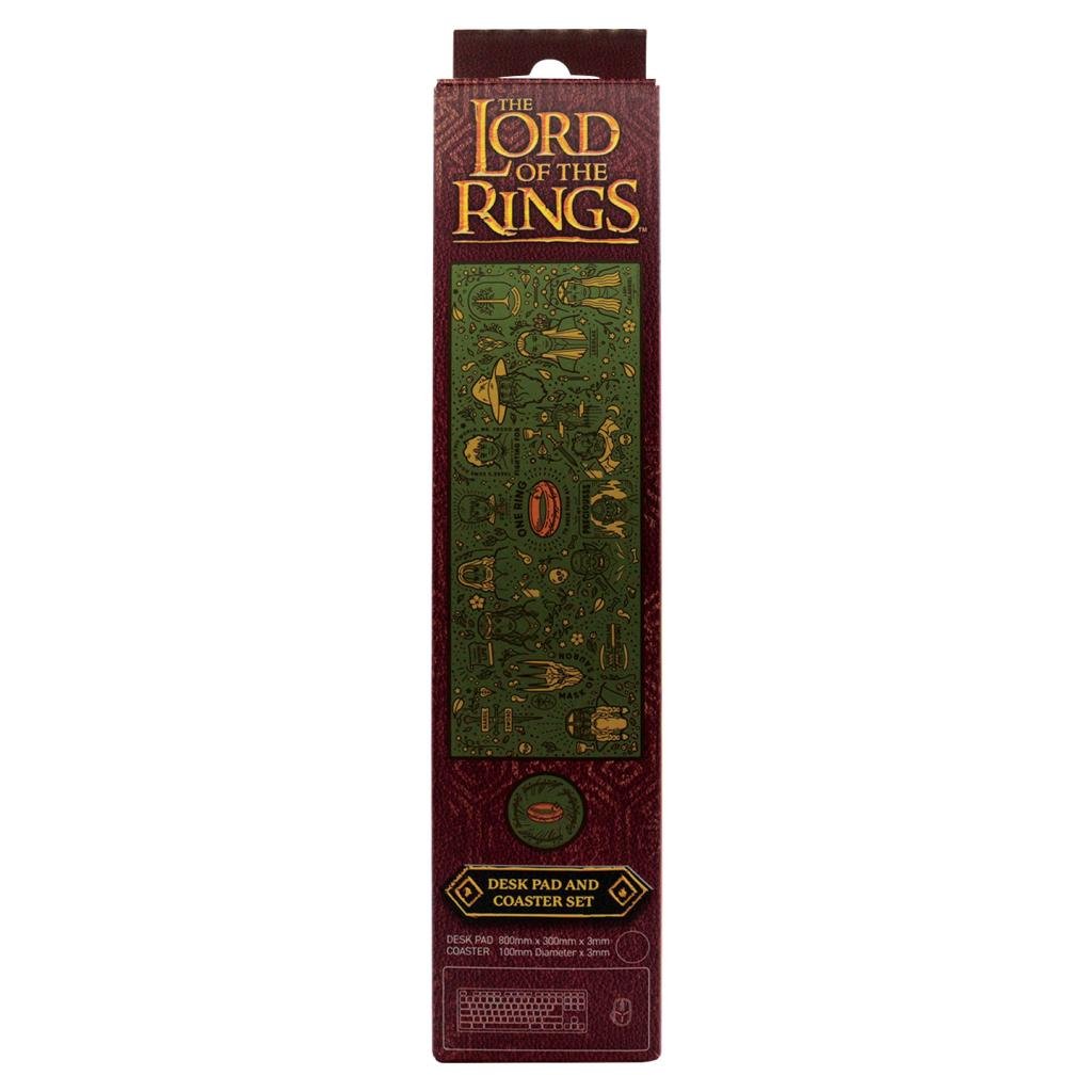 THE LORD OF THE RINGS - XL Desktop Mat + 1 Coaster