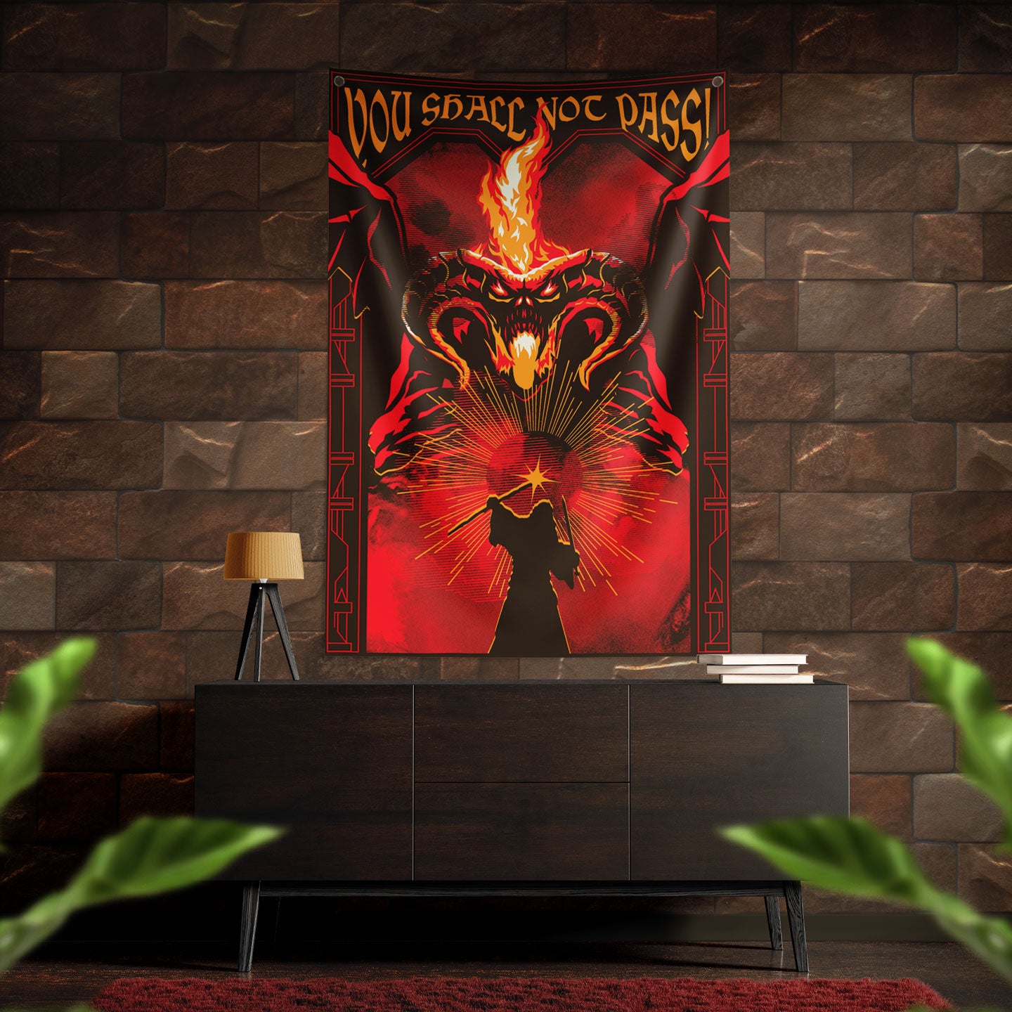 THE LORD OF THE RINGS - Balrog - Wall Banner '125 x 85 cm'