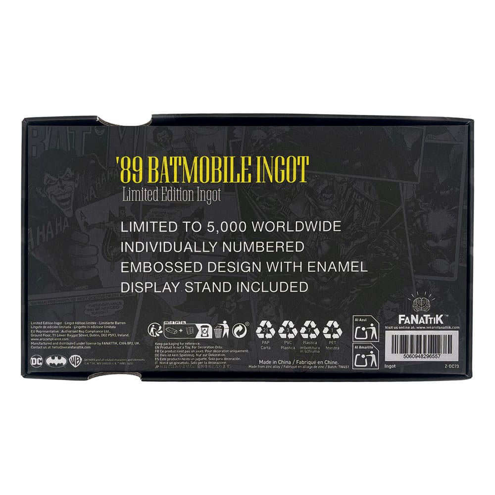 DC - Batmobile - Lingot XL Edition Limitée