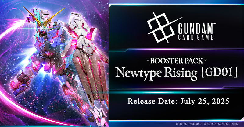 *PREORDER* Gundam Card Game - NEWTYPE RISING BOOSTER PACK [GD01]