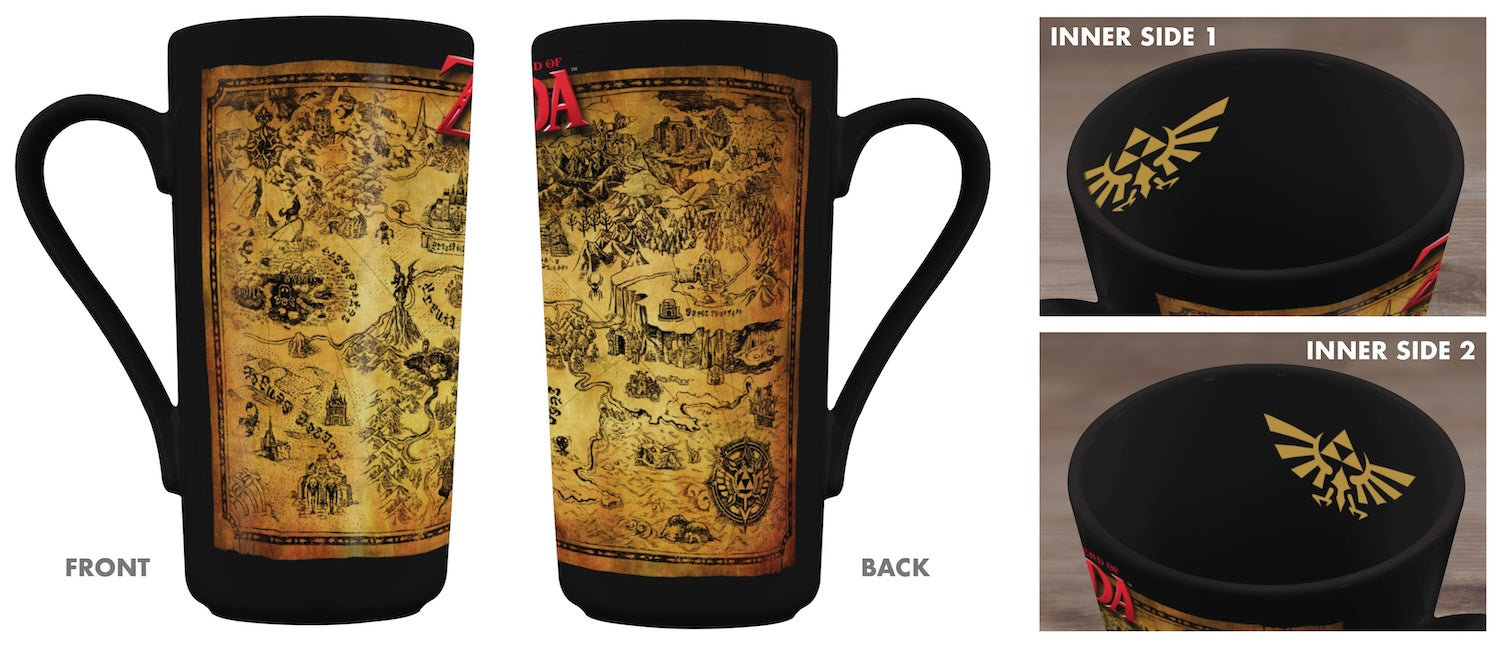 ZELDA - Map - Latte Mug 16,5oz