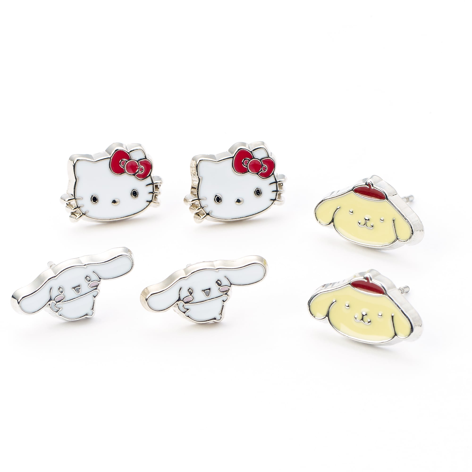 HELLO KITTY & Friends - Set of 3 Stud Earrings
