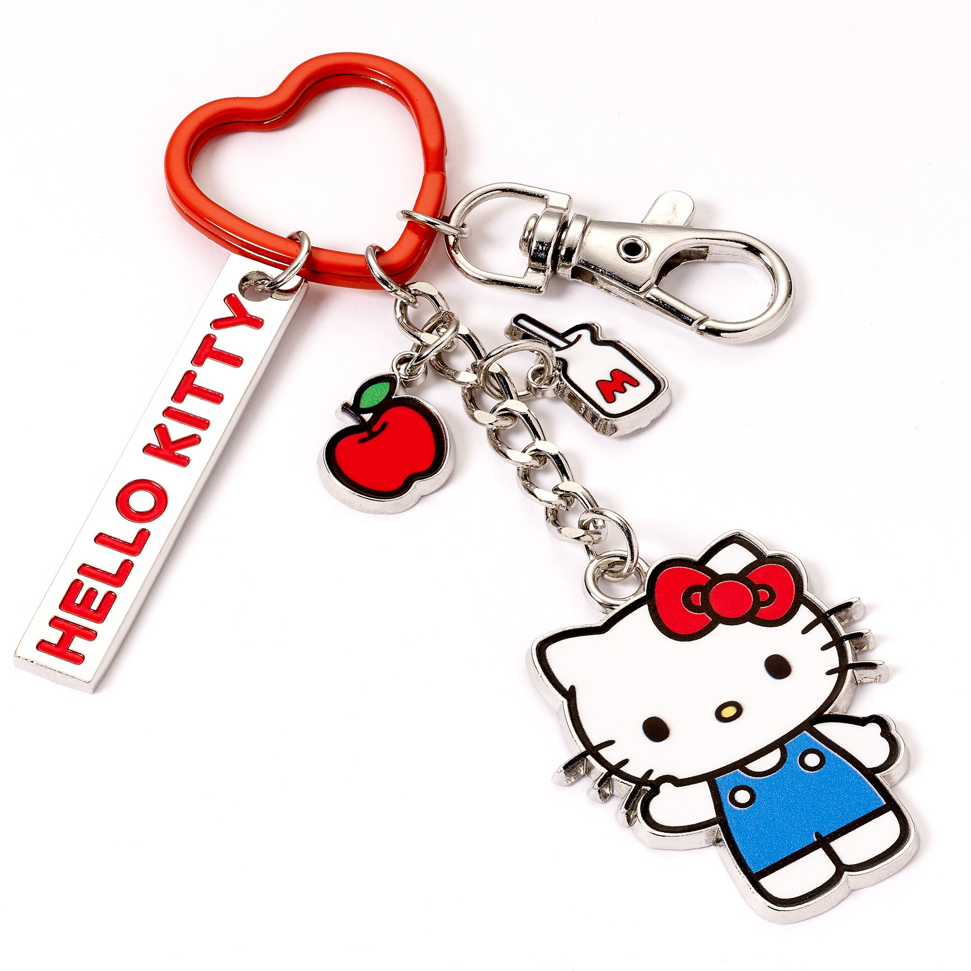 HELLO KITTY - Apple - Keychain with Charms