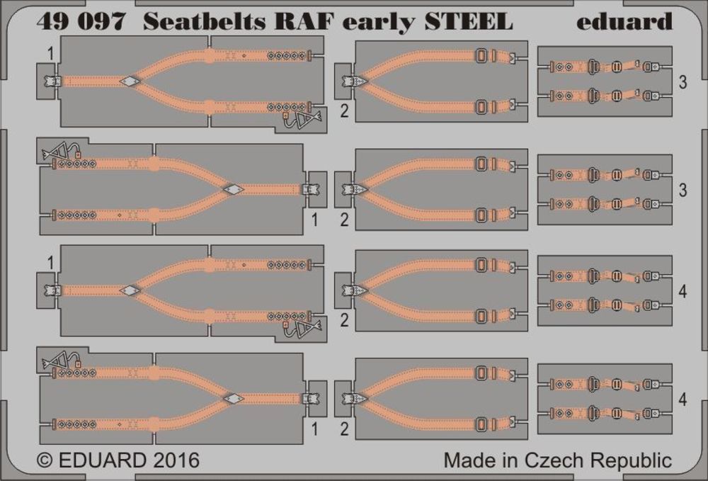 Seatbeltes RAF early STEEL