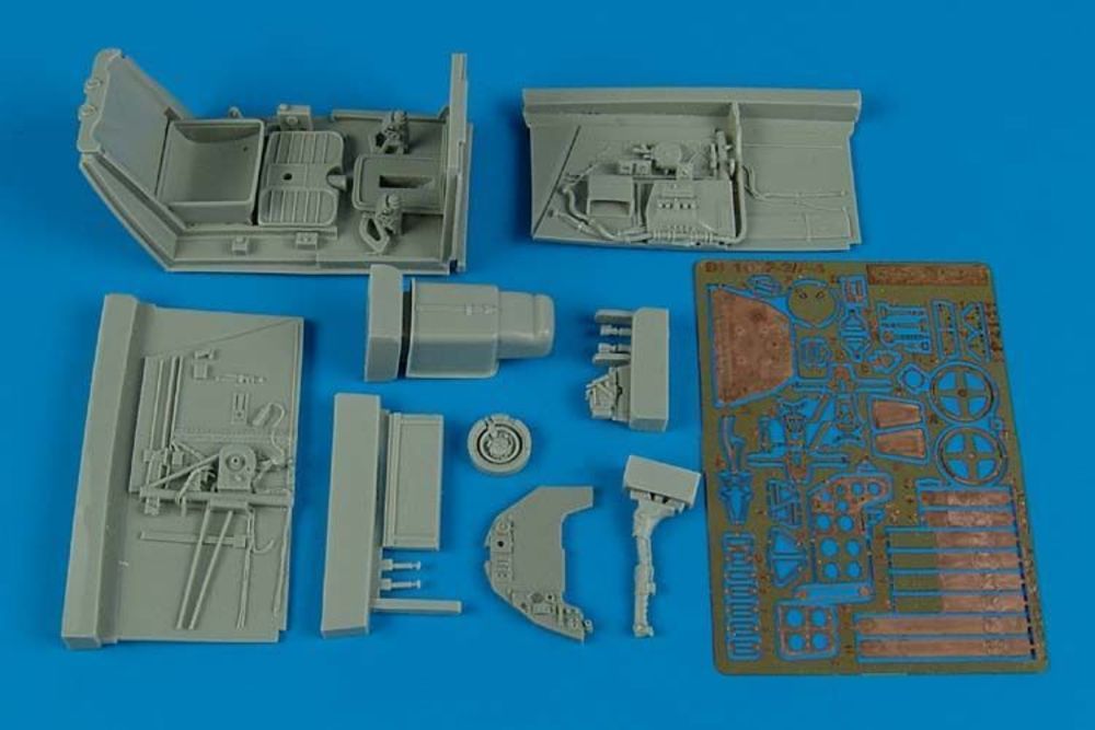 Bf 109F-2/F-4 cockpit set for Hasegawa