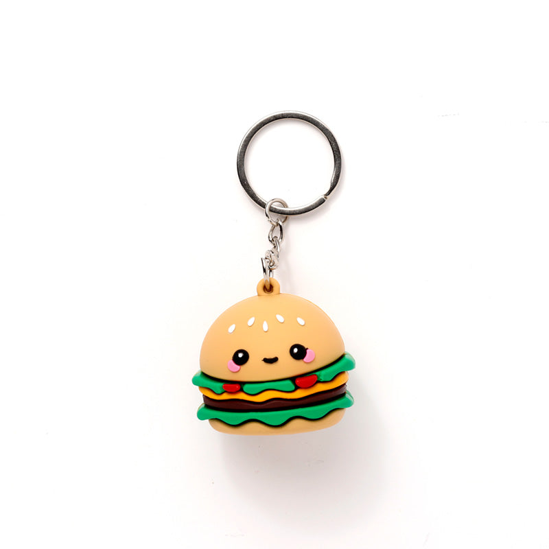 KAWAII - Hammy the Burger - PVC 3D Keychain