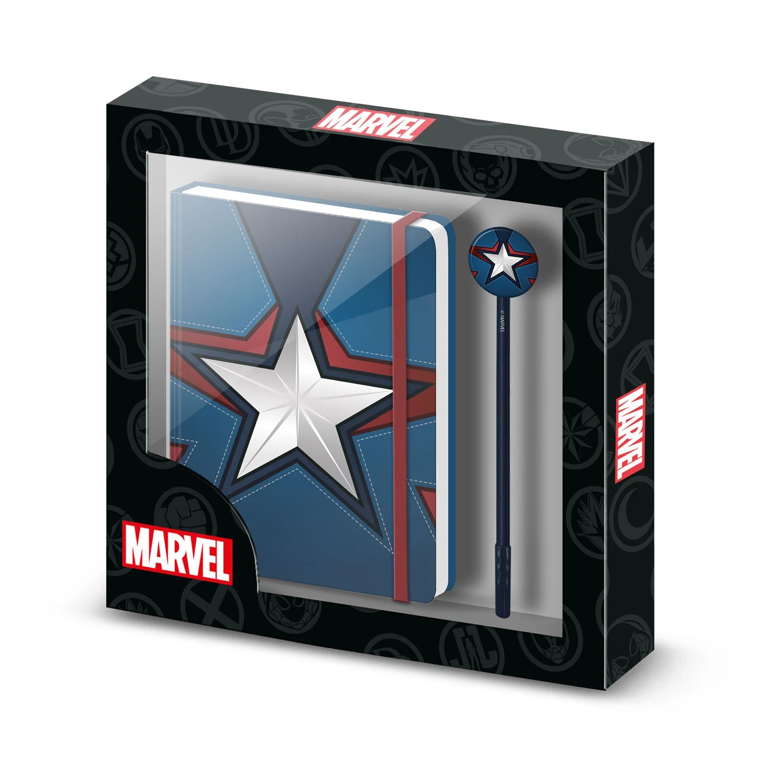 CAPTAIN AMERICA - Gift Box - A5 Notebook + Pen