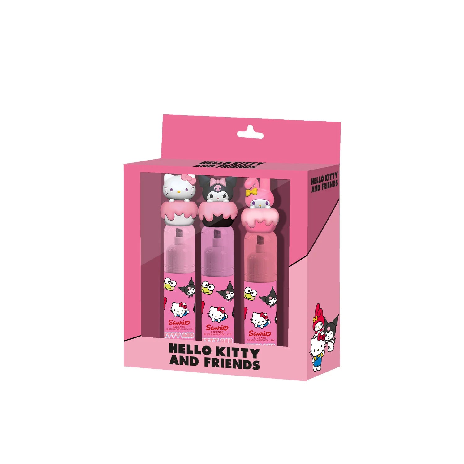 HELLO KITTY & Friends - Cake - Pack of 3 Highlighters