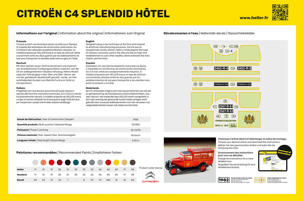 Citroen C4 Splendid Hotel