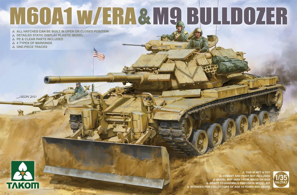 M60A1 w/ERA&M9 BULLDOZER