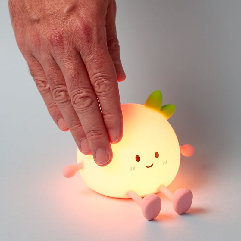 KAWAII - Peach - Phone Holder & Rechargeable Lamp 5inch