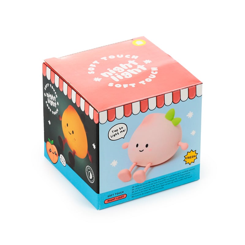 KAWAII - Peach - Phone Holder & Rechargeable Lamp 5inch