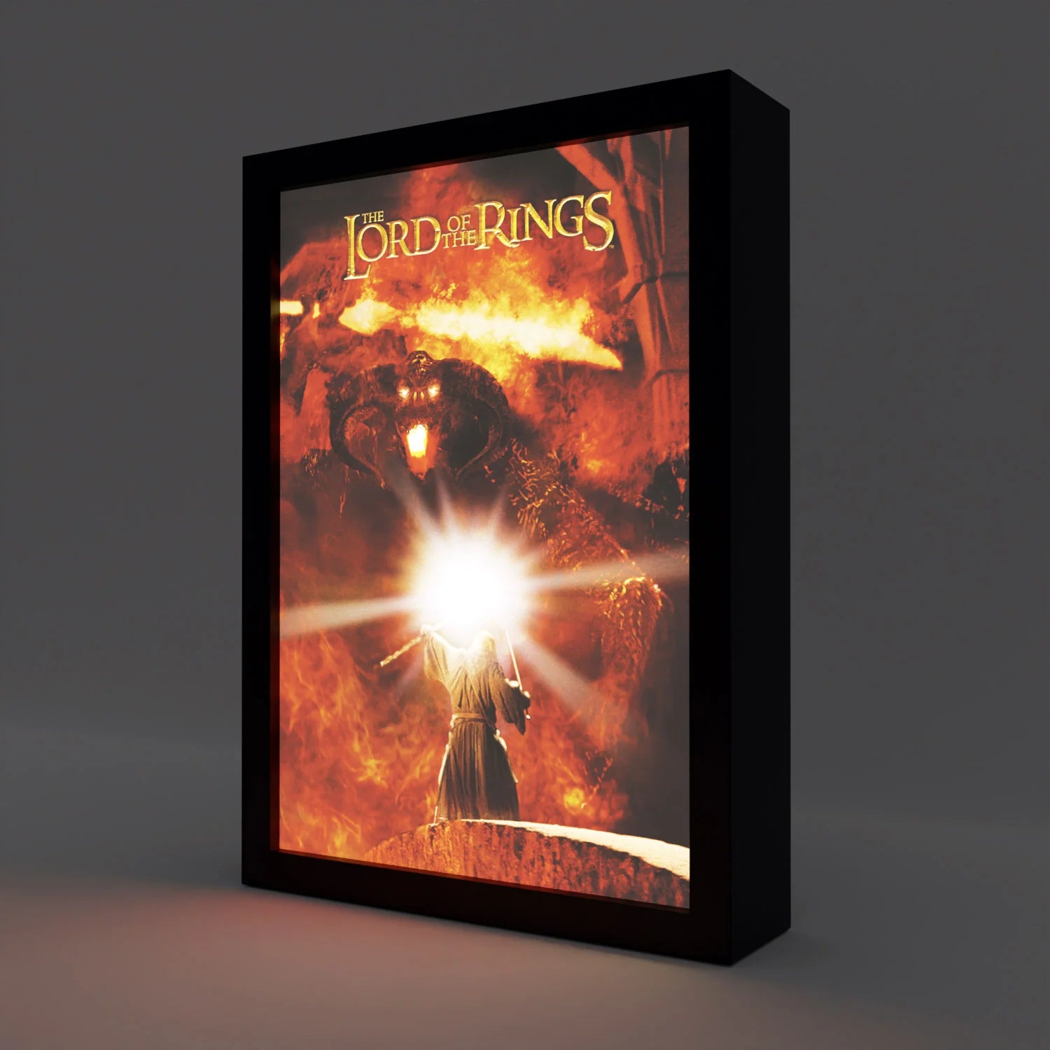 THE LORD OF THE RINGS  - Framed LED Print 28x20x5cm