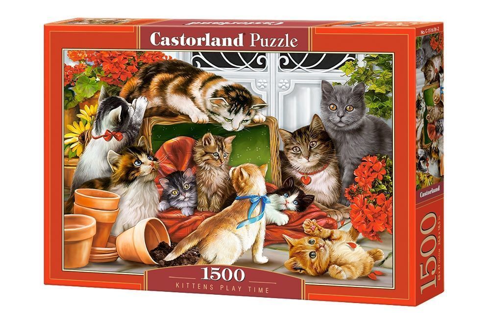 Kittens Play Time, Puzzle 1500 Teile