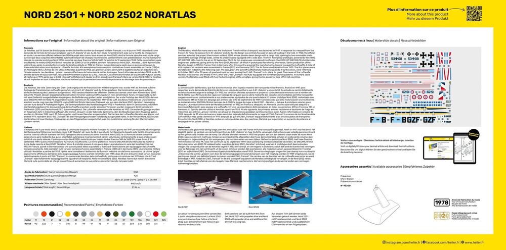 STARTER KIT Nord 2501 + Nord 2502 NORATLAS TWINSET