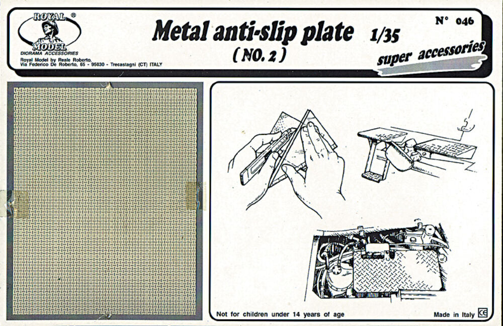 Metal anti-slip plate n.2